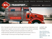 Tablet Screenshot of bl-transport.com